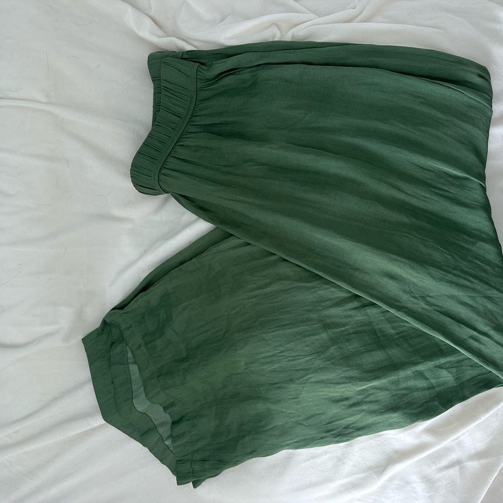 Rachel Zoe Forest Green Maxi Skirt - Flowing Silhouette